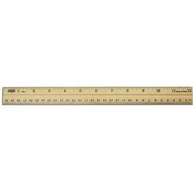 2 Scale Outus 12 Pack Wood Ruler Student Rulers Wooden School Rulers Office Ruler Measuring Ruler 12 Inch and 30 cm